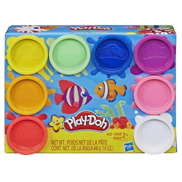 Play-Doh 8-Pack Rainbow Non-Toxic Modeling Compound with 8 Colors E5062 - Image 2