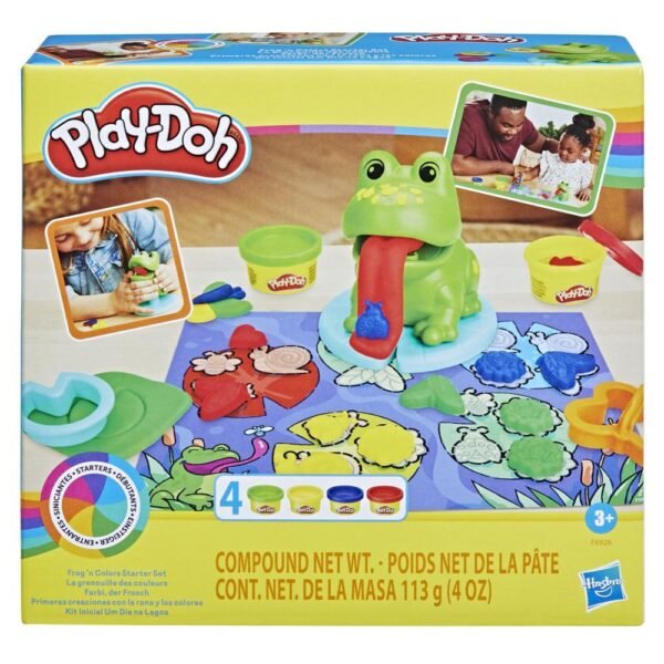 Play-Doh Frog ‘n Colors Starter Set, Preschool Toys F6926 - Image 2