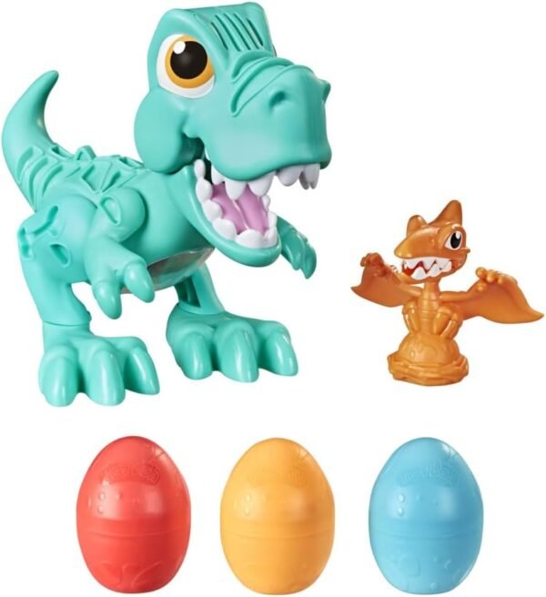 Play-Doh Crunching T Rex & Dinosaur Theme 13-Pack of Non-Toxic Modeling Compound F1504 - Image 2