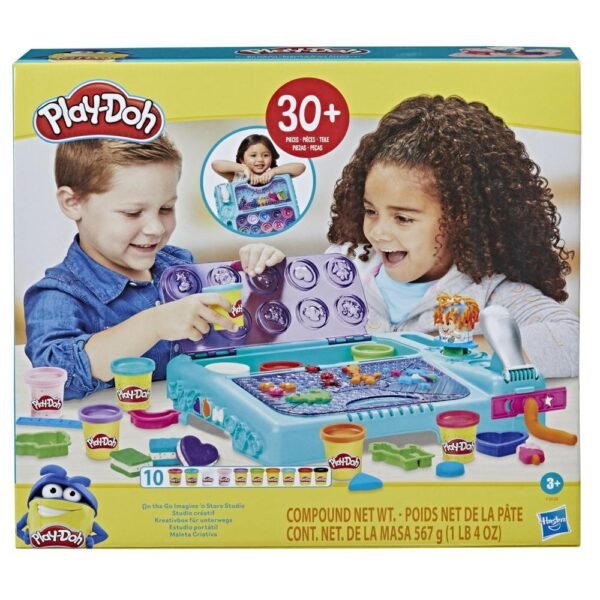 Play-Doh On the Go Imagine and Store Studio with Over 30 Tools and 10 Cans F3638 - Image 2