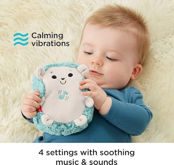 Fisher-Price Calming Vibes Hedgehog Soother Plush Toy Multicolor GHL40 - Image 3