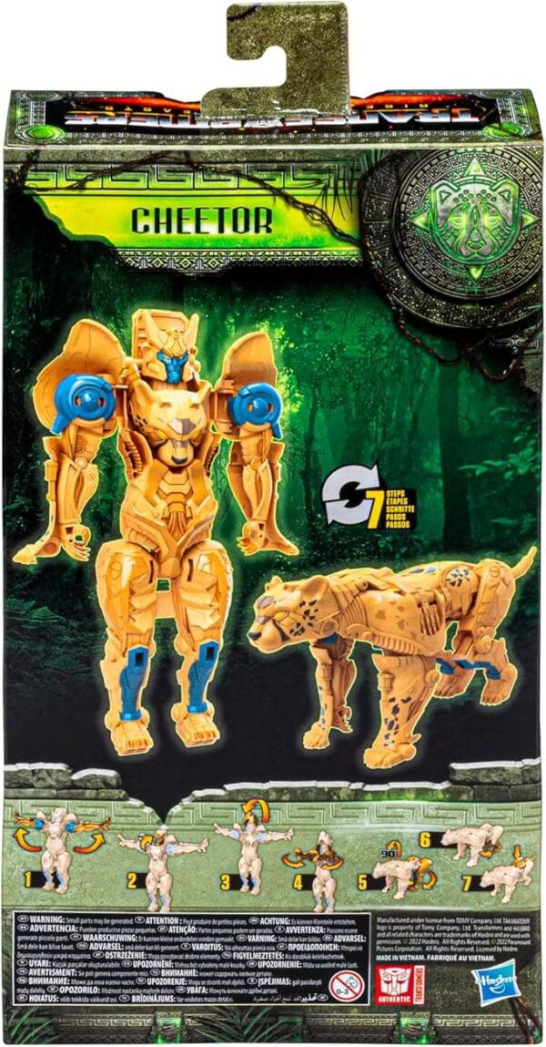 Transformers Toys Transformers: Rise of the Beasts Movie, Titan Changer Cheetor Action Figure F4671 - Image 4