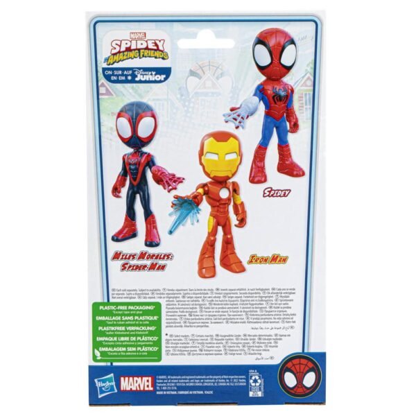 Marvel Spidey and His Amazing Friends Supersized Iron Man Action Figure F6164 - Image 3