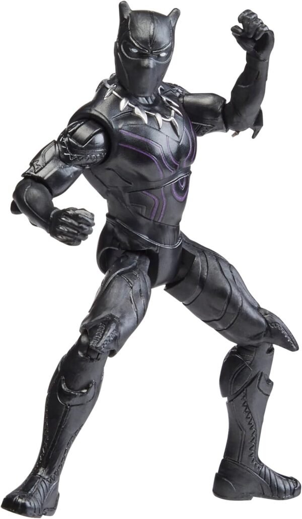 Marvel Mech Strike Mechasaurs, 4-Inch Black Panther with Sabre Claw Action Figure F6676 - Image 3