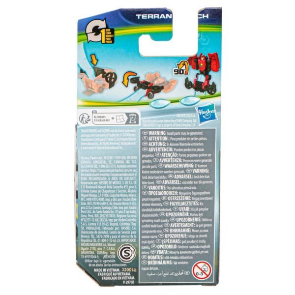 Transformers Toys EarthSpark Tacticon Terran Twitch, 2.5" Action Figures F8659 - Image 3