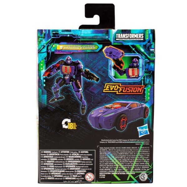 Transformers Legacy Evolution Deluxe Cyberverse Universe Shadow Striker Action Figure F7197 - Image 3