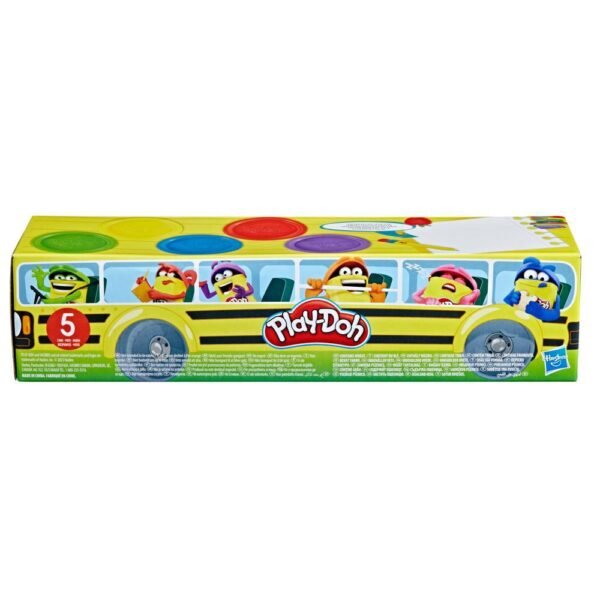 Play-Doh Back to School 5-Pack of Modeling Compound, 4-Ounce Cans, Non-Toxic F7368 - Image 3