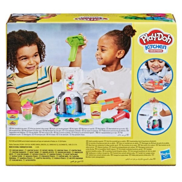 Play-Doh Swirlin' Smoothies Toy Blender Playset, Play Kitchen Toys F9142 - Image 3