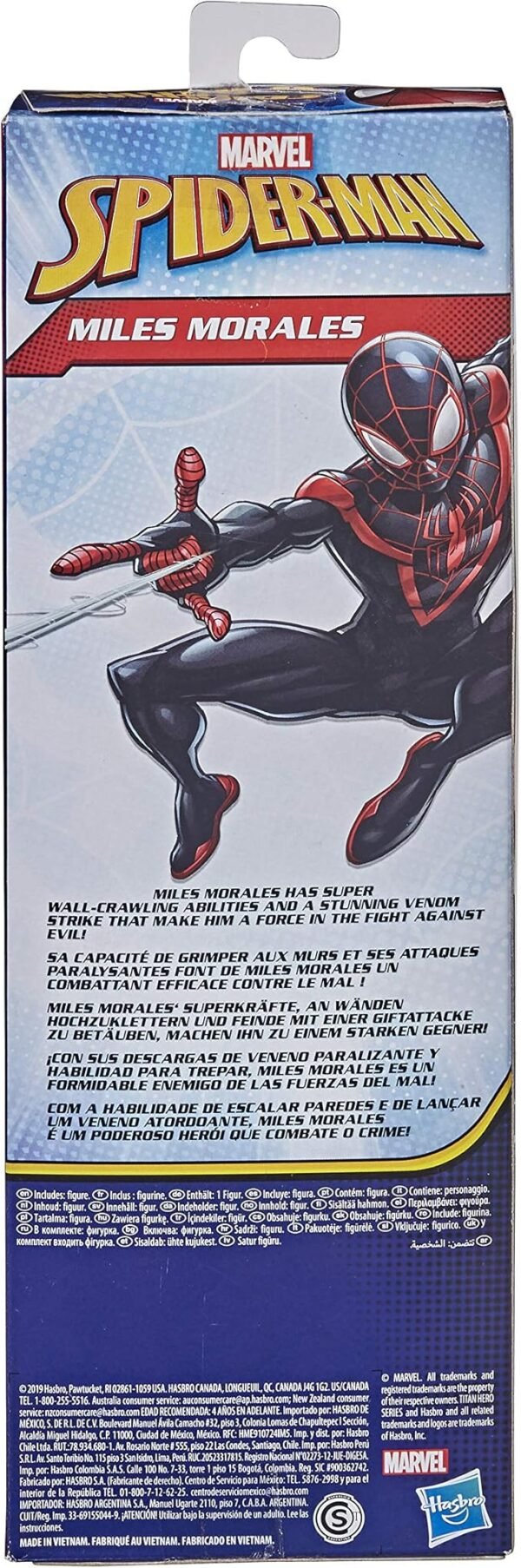 Marvel Spider-Man: Titan Hero Series Miles Morales 12-Inch-Scale Super Hero Action Figure Toy E8525 - Image 4