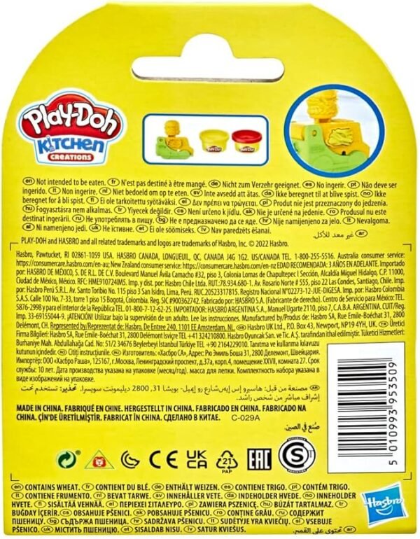 Play-Doh Mini Food Truck Playset, Yellow & Red F5348 - Image 4