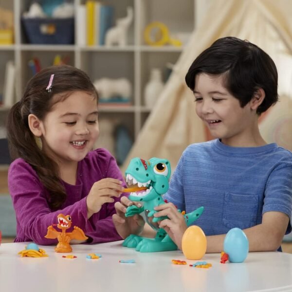 Play-Doh Crunching T Rex & Dinosaur Theme 13-Pack of Non-Toxic Modeling Compound F1504 - Image 4