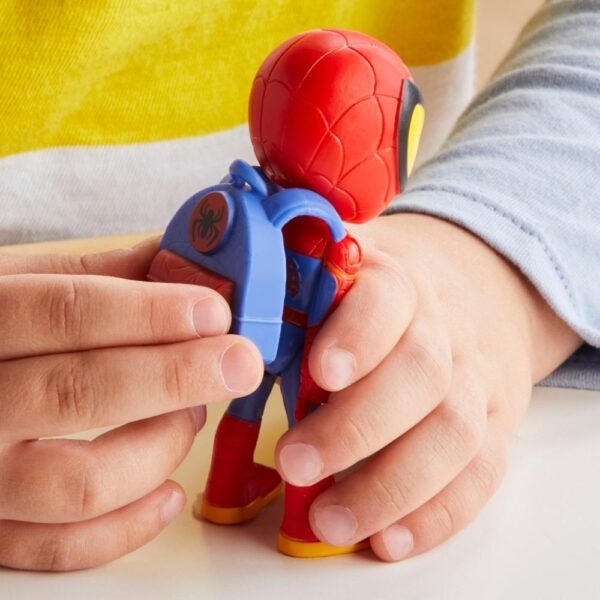 Marvel Spidey and His Amazing Friends Web-Spinners, Spidey Figure, Web-Spinning Accessory F7256 - Image 5