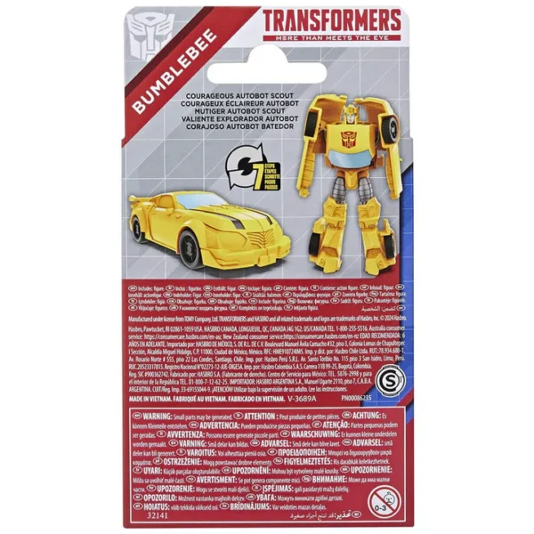 Transformers Toys Authentics Bravo Bumblebee, 4.5" Action Figures F8586 - Image 5