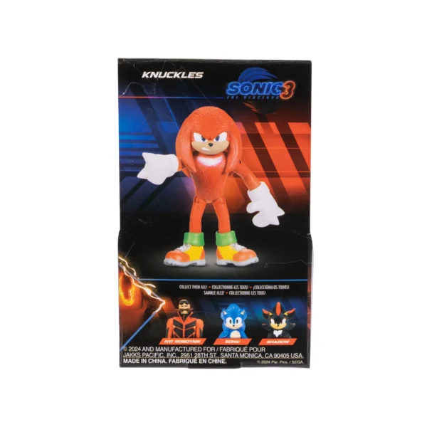 Sonic the Hedgehog 3 Movie 2.5" Action Figure Sonic | Knuckles | Shadow | Robotnik (422994-8-PQ) - Image 5