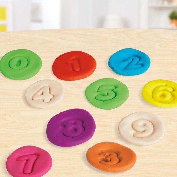 Play-Doh Numbers and Shapes Playset with 17 Tools, Kids Arts and Crafts Toys - Image 5