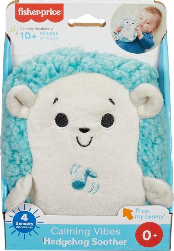 Fisher-Price Calming Vibes Hedgehog Soother Plush Toy Multicolor GHL40 - Image 6