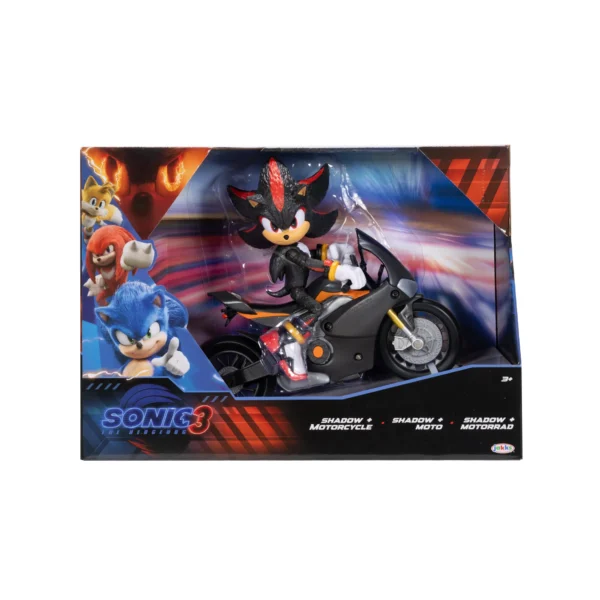 Sonic the Hedgehog 3 Movie 5-Inch Shadow Figure & Motorcycle (424064) - Image 7