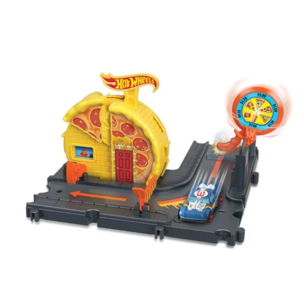Mattel Hot Wheels City Speedy Pizza Pick-Up HMD53 - Image 2