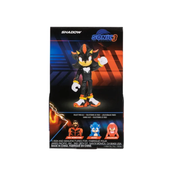 Sonic the Hedgehog 3 Movie 2.5" Action Figure Sonic | Knuckles | Shadow | Robotnik (422994-8-PQ) - Image 9