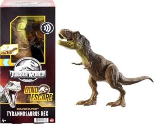Jurassic World 12-in Dinosaur Figure Strike & Chomp Multicolor HBK21