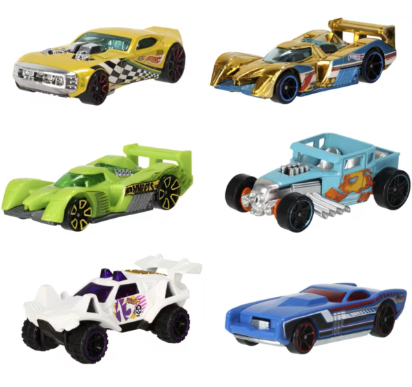 Hot Wheels Super Rigs, 1:64 Scale Toy Car And Matching Transporter, 2 Vehicles BDW51