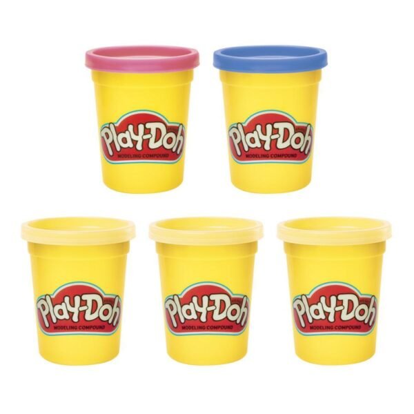 Play-Doh Color Me Happy 5-Pack with 3 Emoji-Inspired Cans F4715