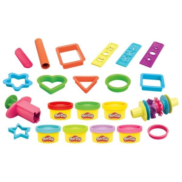 Play-Doh Imagine Shapes Set with 20 Tools, Kids Toys F8162