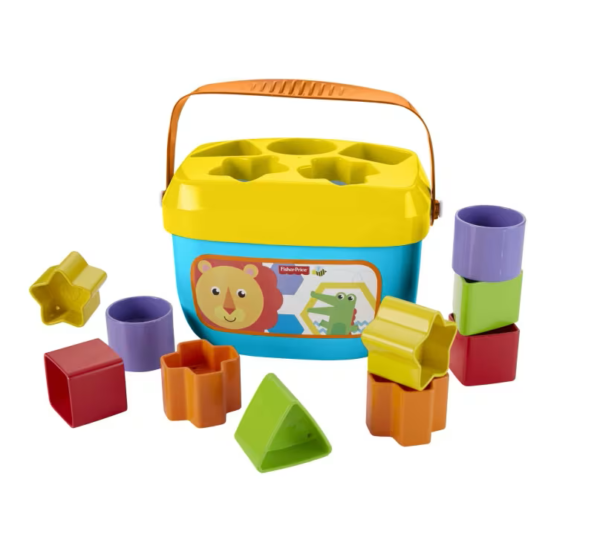 Fisher-Price Baby's First Blocks Set, Shape-Sorting Toy FFC84