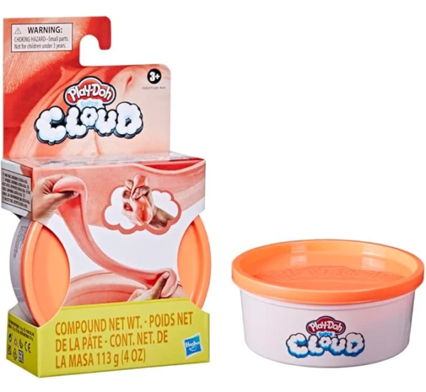 Playdoh Slime Super Cloud Compound Can, Saffron F5507