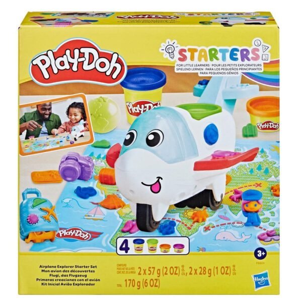 Play-Doh Airplane Explorer Starter Set for Kids Arts and Crafts F8804 - Image 2