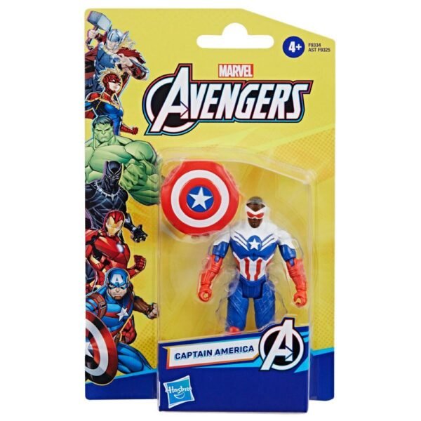 Marvel Avengers Epic Hero Series Captain America 4" Action Figure F9334 - Image 2