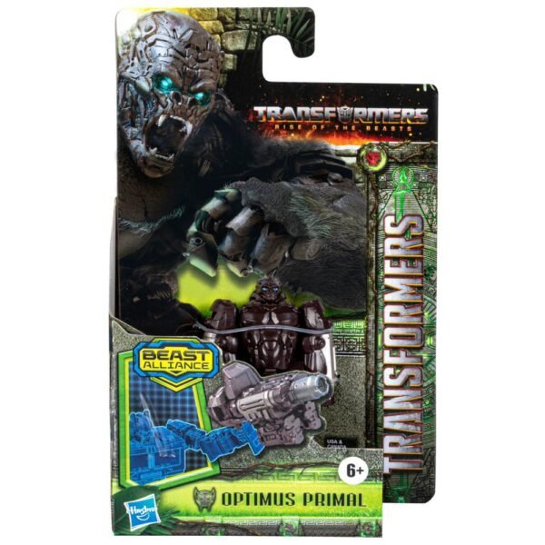Transformers: Rise of the Beasts Movie, Beast Alliance, Beast Battle Masters Optimus Primal Action Figure F4603 - Image 2
