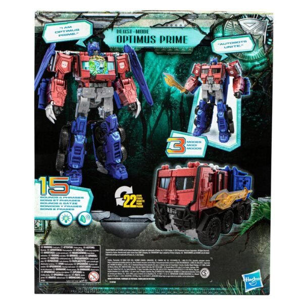 Transformers Toys Transformers: Rise of the Beasts Movie, Beast-Mode Optimus Prime Action Figure F3939 - Image 3