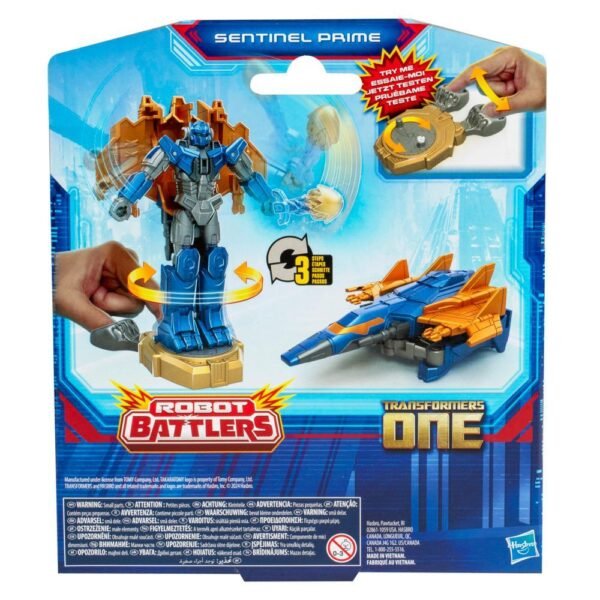 Transformers One Robot Battlers Sentinel Prime, 4.5" Action Figures F9389 - Image 3