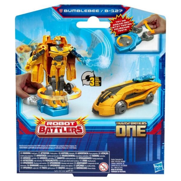 Transformers One Robot Battlers Bumblebee (B-127) 4.5" Action Figures F9390 - Image 3