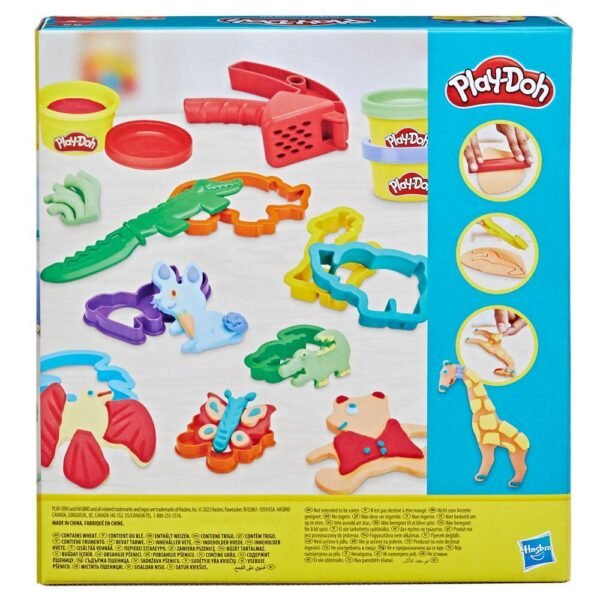 Play-Doh Imagine Animals Set with 20 Animal-Themed Tools, Kids Toys F8161 - Image 3