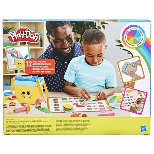 Play-Doh Picnic Shapes Starter Set, 12 Tools and 6 Cans, Preschool Toys F6916 - Image 3