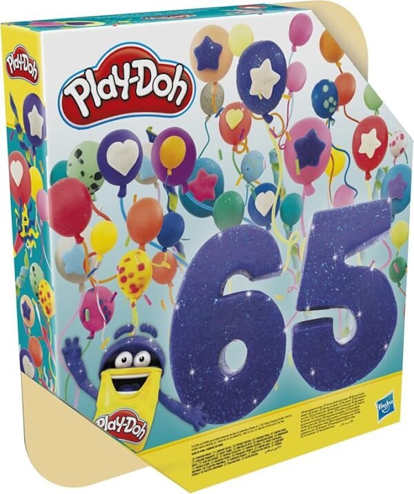 Play-Doh Ultimate Color Collection 65-Pack of Modeling Compound, Non-Toxic, 1-Ounce Fun Size Cans, Includes Sapphire, Sparkle, Confetti, Metallic Colors, and Color Burst F1528 - Image 3