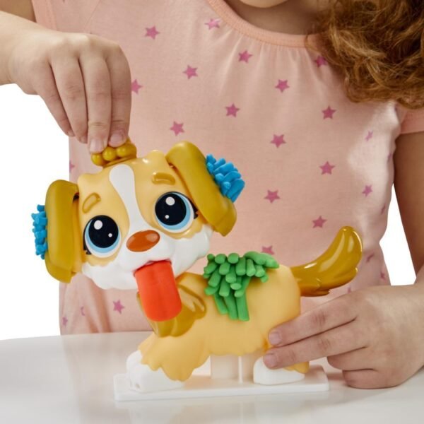 Play-Doh Care 'n Carry Vet Playset with Toy Dog, Carrier, 10 Tools, 5 Colors F3639 - Image 3