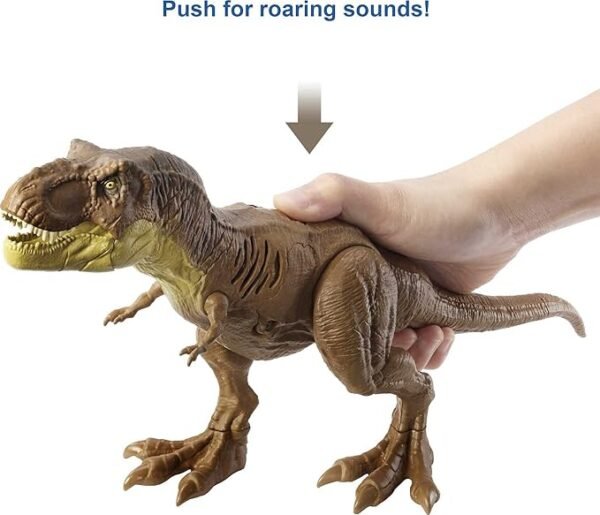 Jurassic World 12-in Dinosaur Figure Strike & Chomp Multicolor HBK21 - Image 4