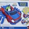 Spidey and His Amazing Friends Ultimate Web-Crawler, With Spidey Stunner Feature And 4-Inch Spidey Figure F1460 - Image 4