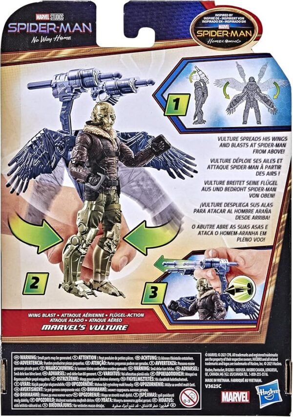 Spider-Man Marvel 6-Inch Deluxe Wing Blast Marvel's Vulture Action Figure F1919 - Image 4