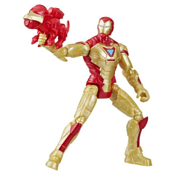 Marvel Mech Strike Mechasaurs Iron Man Action Figure F6672 - Image 4