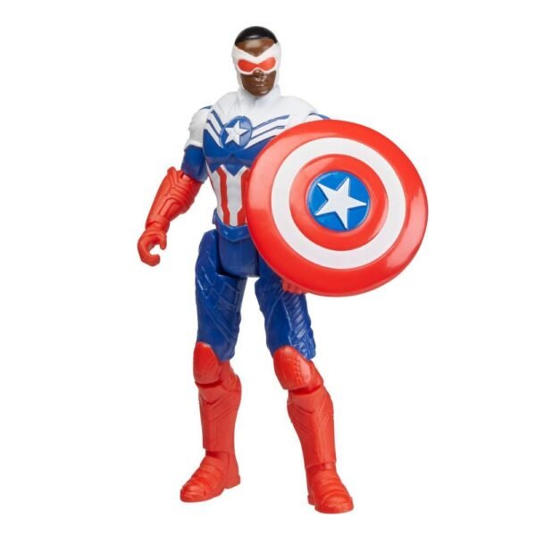 Marvel Mech Strike Mechasaurs Captain America (4”) with Redwing Mechasaur Action Figures F6675 - Image 4