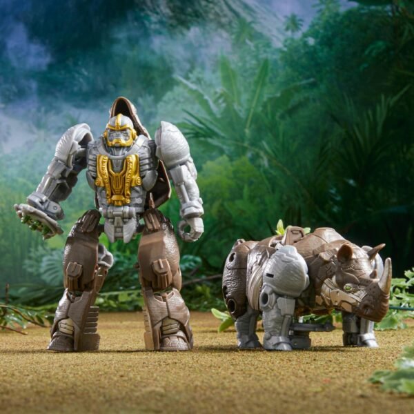 Transformers: Rise of the Beasts Movie, Beast Alliance, Battle Changers Rhinox Action Figure F4606 - Image 4