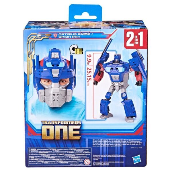 Transformers One 2 in 1 Mask and Optimus Prime (Orion Pax) 9.9" Action Figures F9182 - Image 4