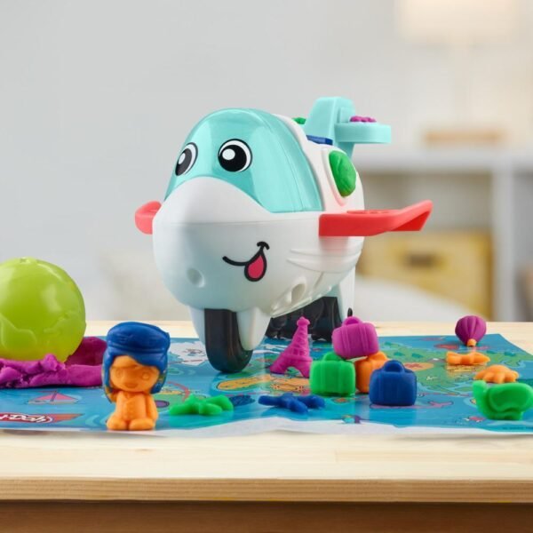 Play-Doh Airplane Explorer Starter Set for Kids Arts and Crafts F8804 - Image 4