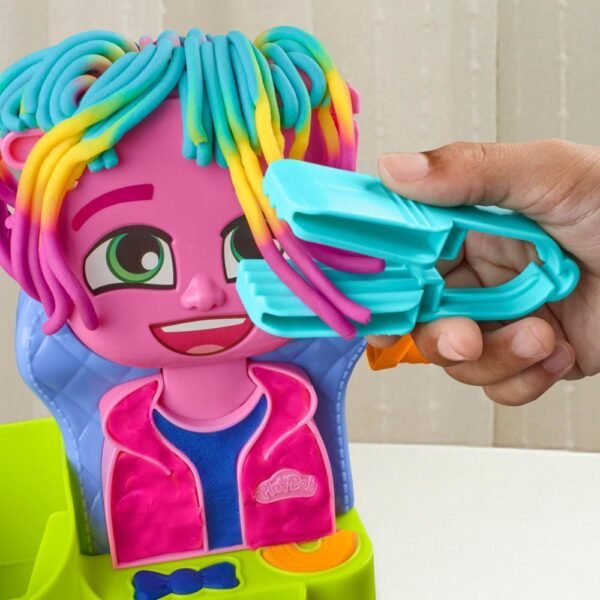 Play-Doh Hair Stylin' Salon Playset, Pretend Play Toy Set F8807 - Image 4