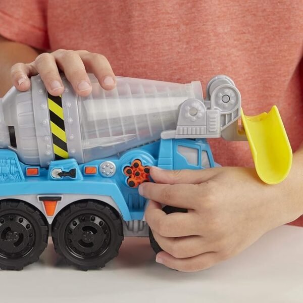 Play-Doh Wheels Cement Truck Toy with 4 Non-Toxic Play-Doh Colors E6891 - Image 4