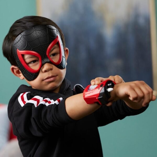 Marvel Spider-Man: Across the Spider-Verse Miles Morales Web-Shot Slinger Mask and Blaster F3842 - Image 5